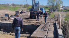 Восстановление моста в Первомайском – на финишной прямой (фото)