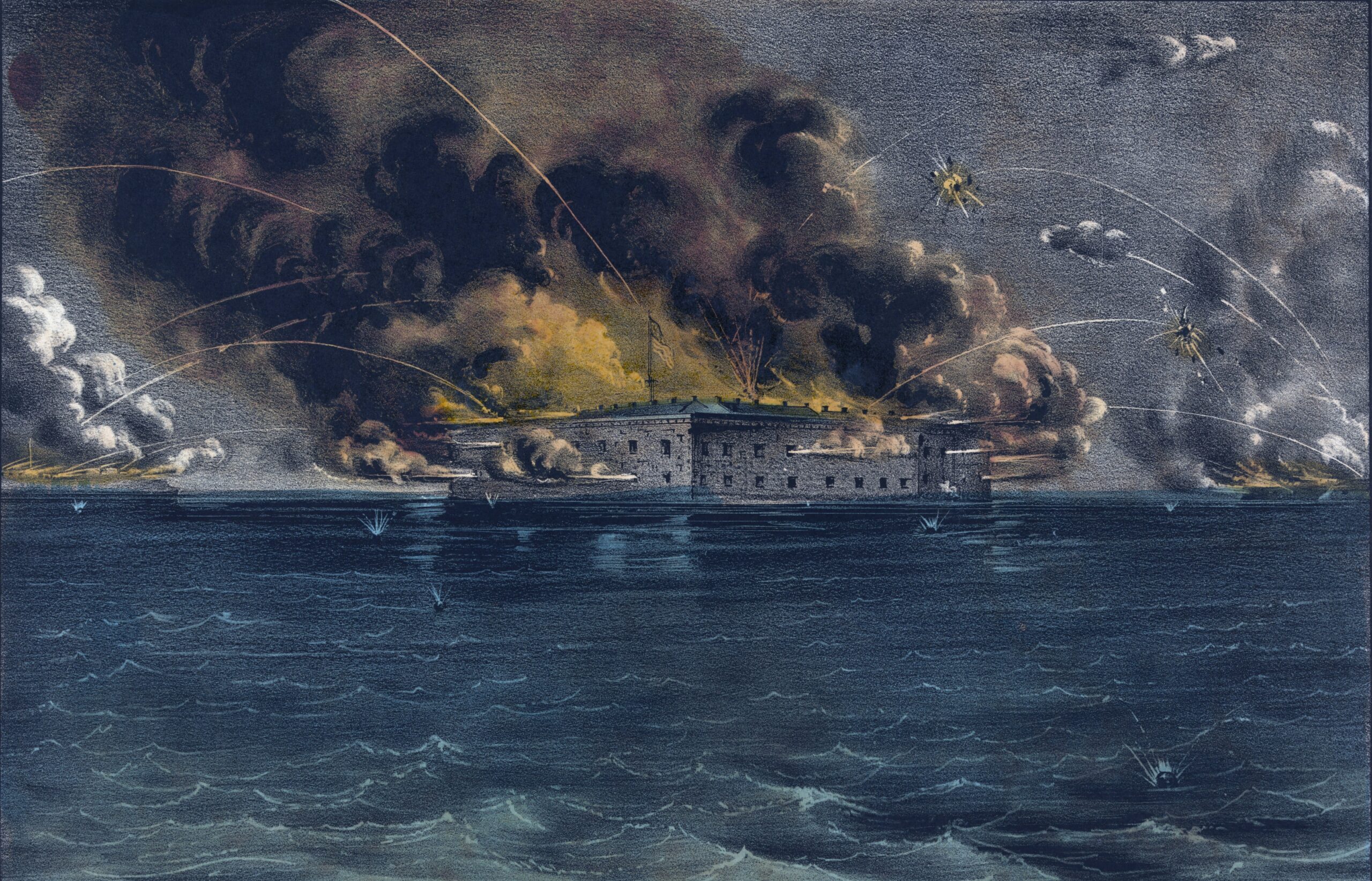 Бормбардування форту Самптер у США