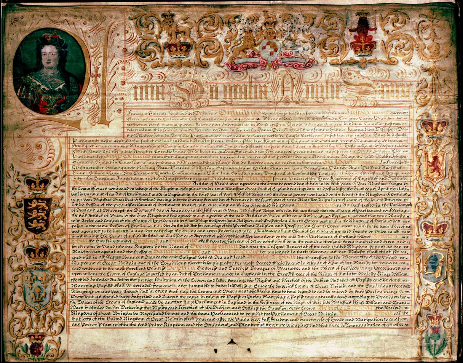 Объединение Англии и Шотландии - договор