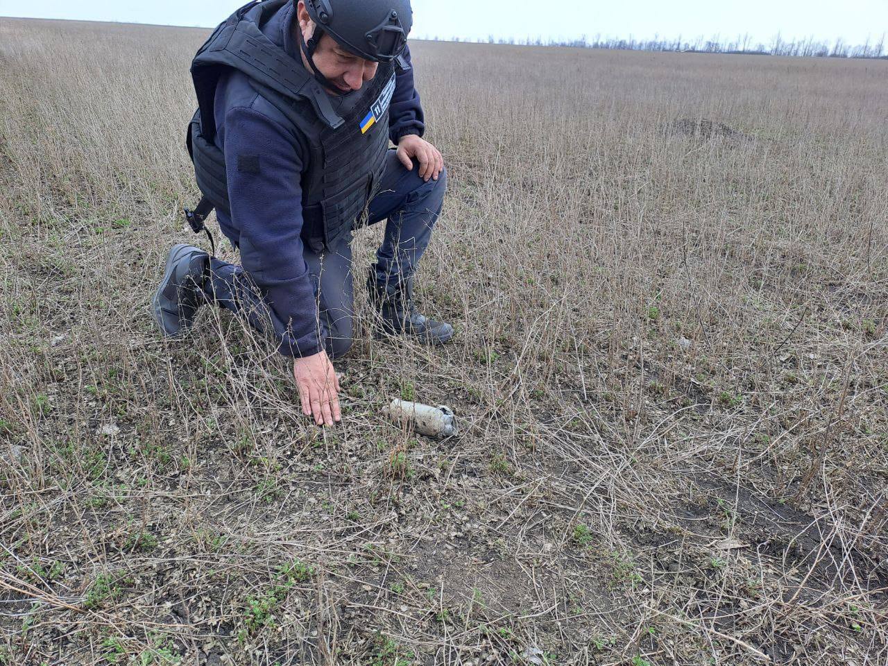 Нерозірвані снаряди на Харківщині в Печенізькій громаді