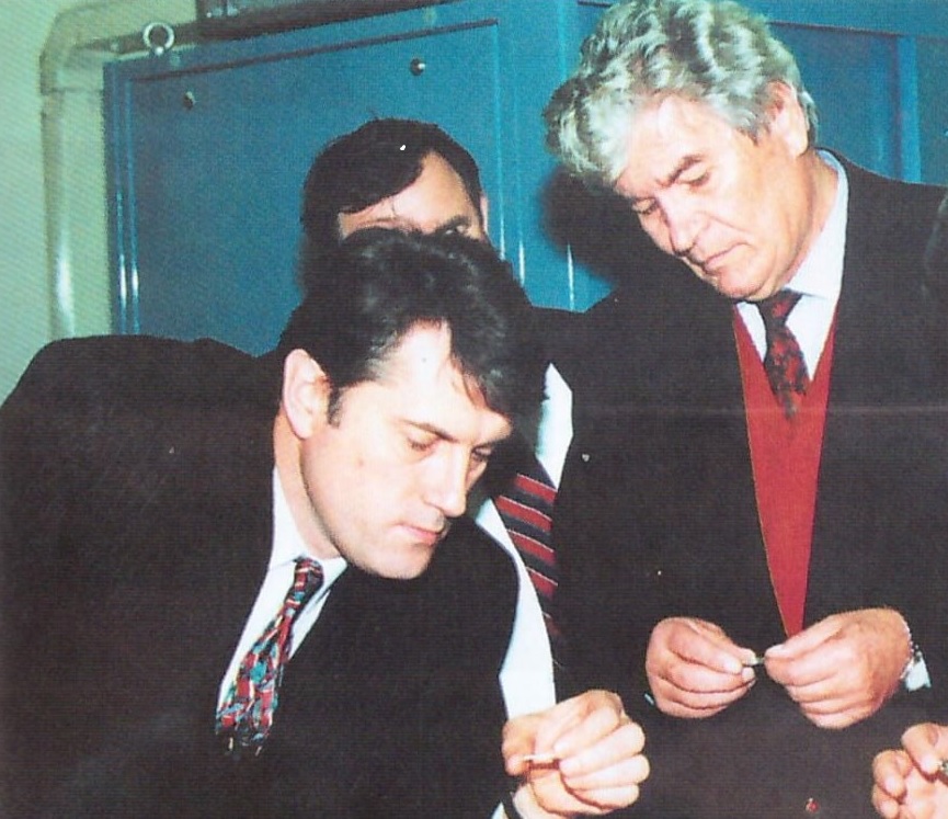 Вадим Гетьман и Виктор Ющенко в 1990-е
