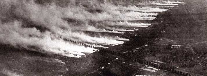 Газовая атака во время Первой мировой войны