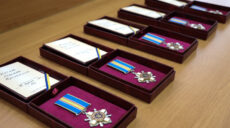 На Харьковщине семьям погибших нацгвардейцев передали государственные награды