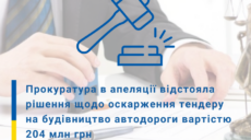 У Харківській області суд скасував тендер на ремонт дороги за 200 млн грн