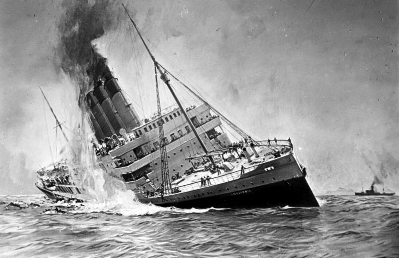 Катастрофа Лузітанії в 1915 році