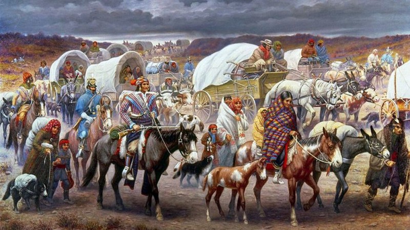 Выселение индейцев в США