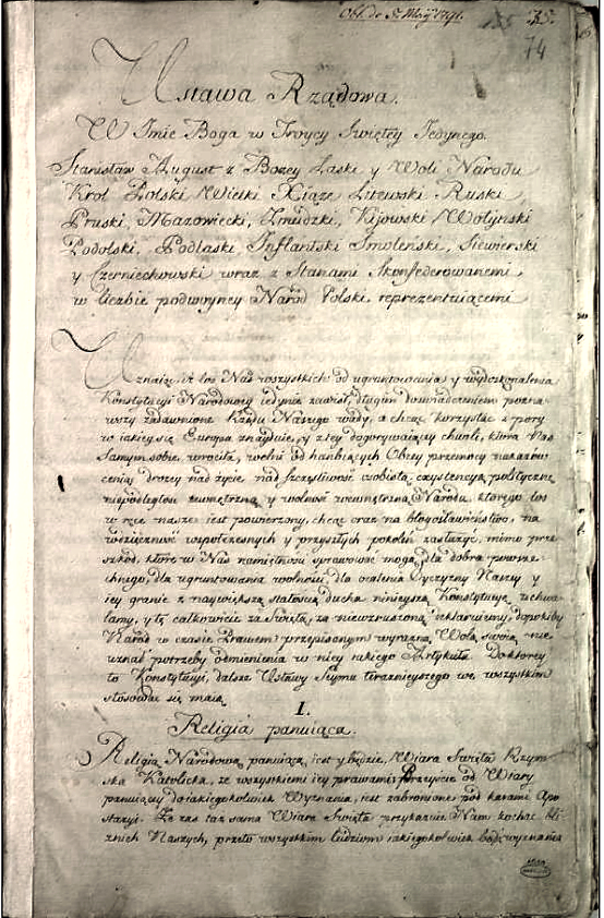 Конституция Речи Посполитой 3 мая 