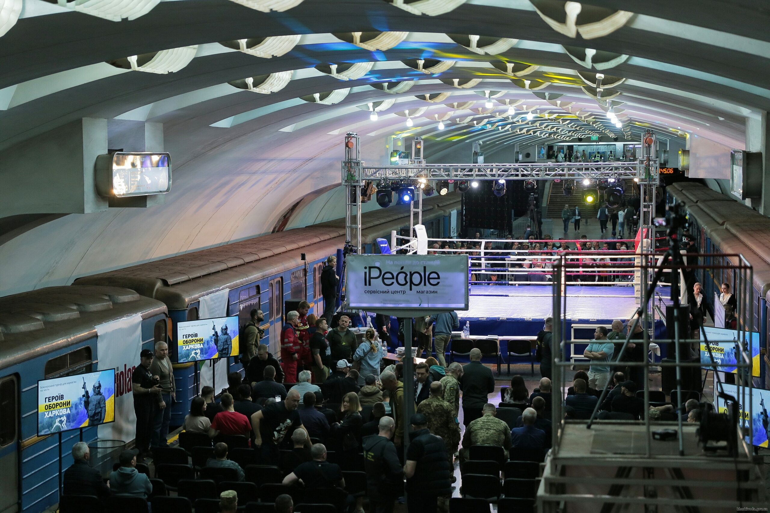 В метро провели боксерский турнир в честь «Героев обороны Харькова» (фото)