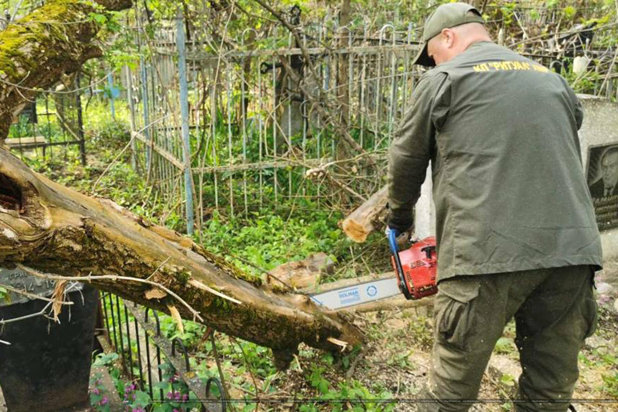 В Харькове наводят порядок на городских кладбищах 7