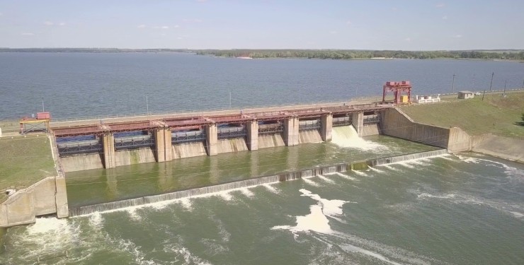 Дамба Печенізького водосховища