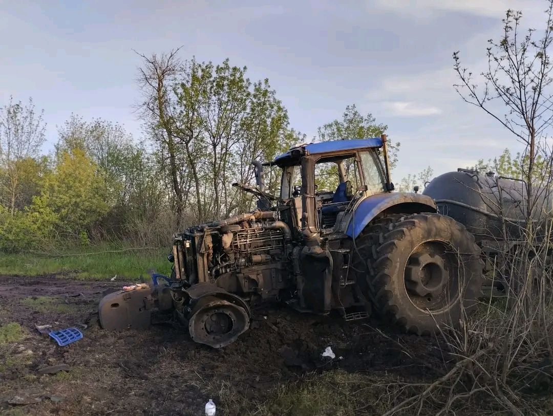 Другий за два дні трактор підірвався на міні біля села Погонівка на Харківщині