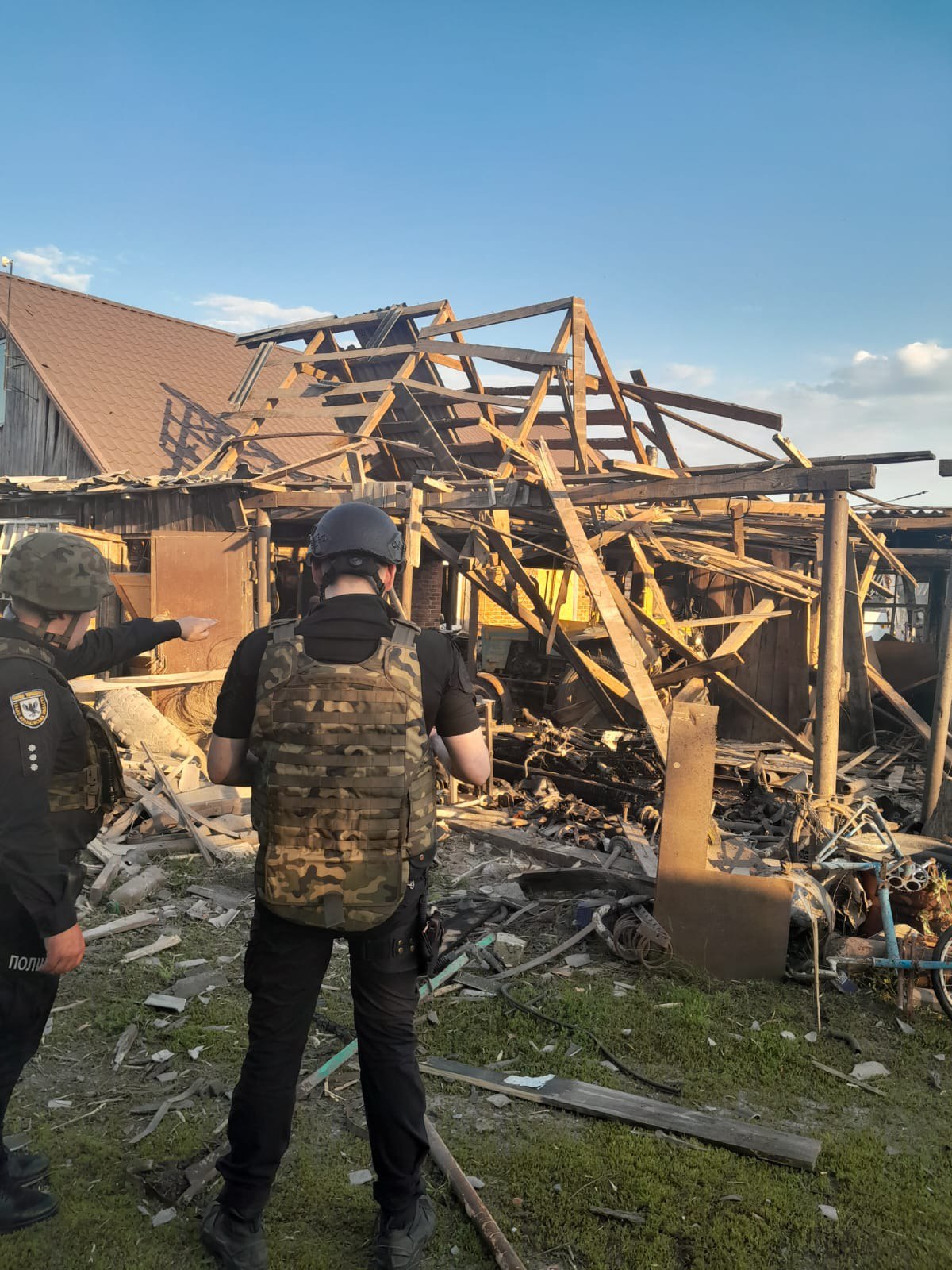 Последствия обстрелов Харьковской области 14 мая 2023 6