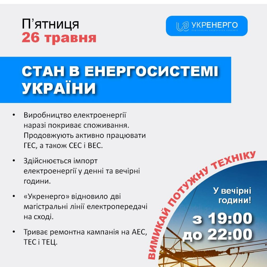 Укрэнерго: о ночной атаке РФ и восстановлении электричества на Харьковщине