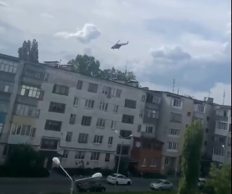 У Бєлгородській області – упав гелікоптер і може початися евакуація (відео)