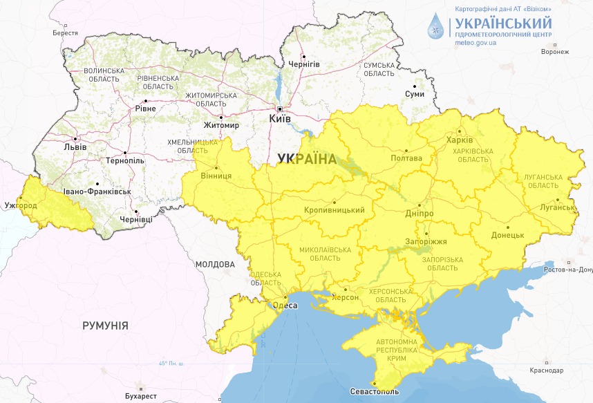 На Харківщині завтра гримітимуть грози: синоптики попереджають про небезпеку