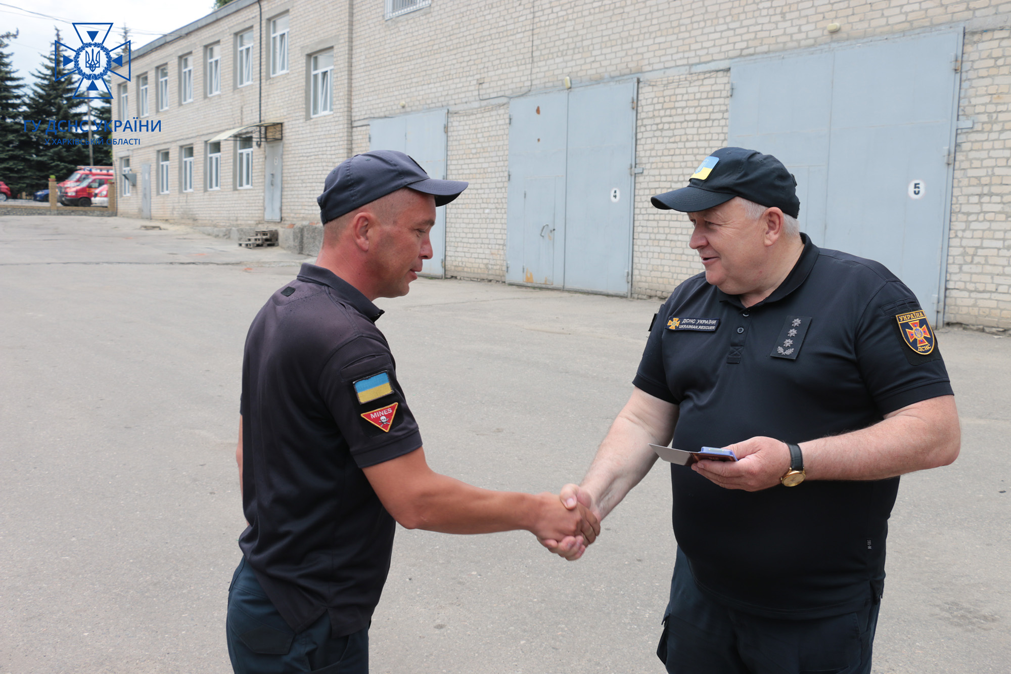 Награждение спасателей в Харькове