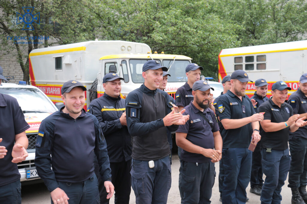 Четыре сапера получили медали «За оборону города-Героя Харькова»