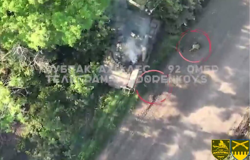 На Харьковщине уничтожили танк РФ, его экипаж «догнала справедливость» (видео)