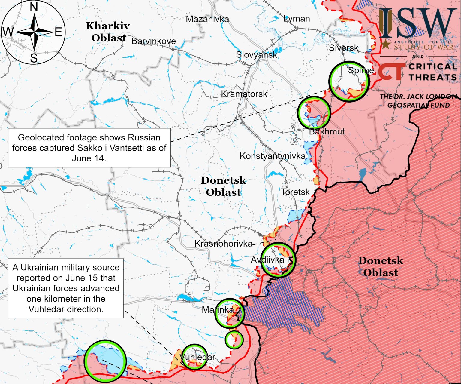 ЗСУ продовжують наступати на півдні, просування – на кілометри: дані ISW
