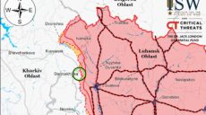 ISW заявляє, що війська РФ досягли успіхів у районі Куп’янська (карта)