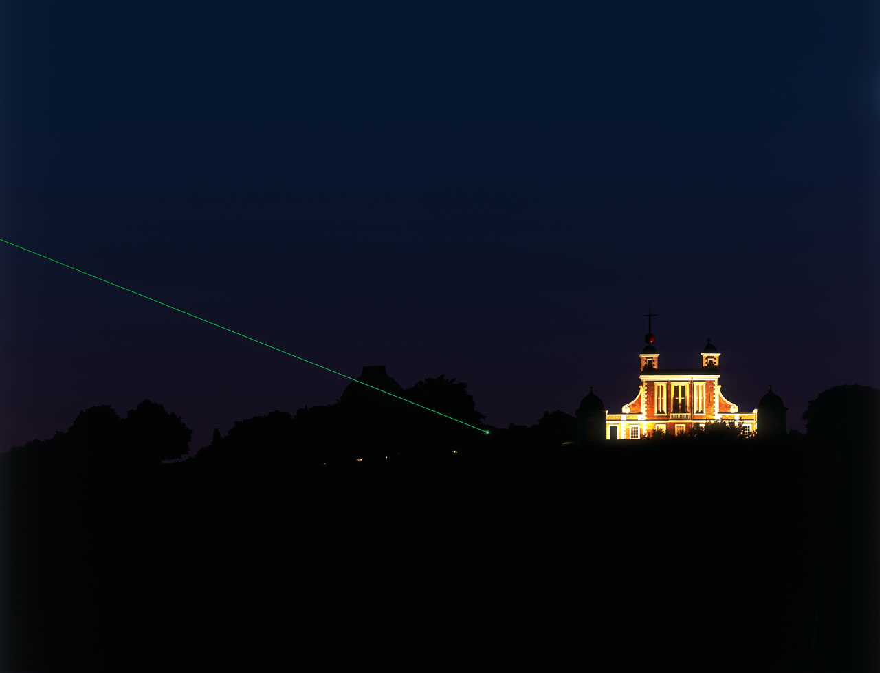 Гринвичская обсерватория и лазер Нулевого меридиана