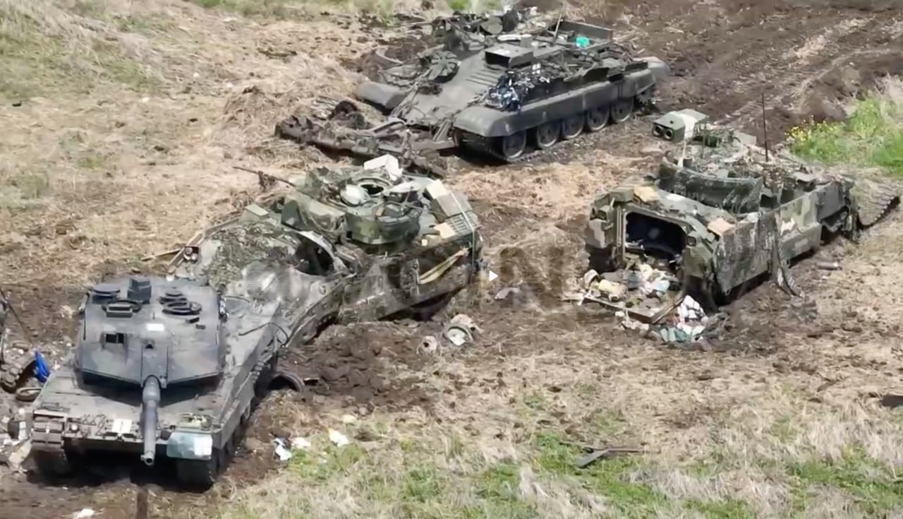 ЗСУ втратили ЗРК Iris-T, два танки Leopard 2 и 13 БМП Bradley сьогодні — BILD