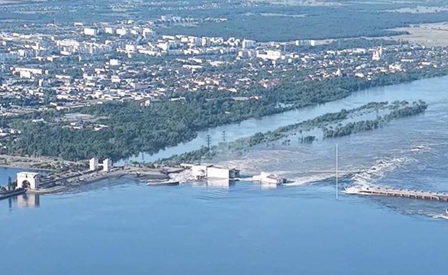 Каховську ГЕС повністю зруйновано, відновленню не підлягає – Укргідроенерго