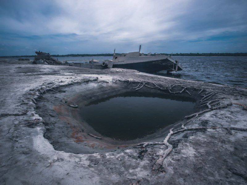 Каховське водосховище обміліло 12 червня 2023 6