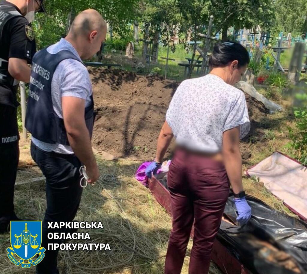Розстріл авто з цивільним на Харківщині: правоохоронці ексгумували тіло