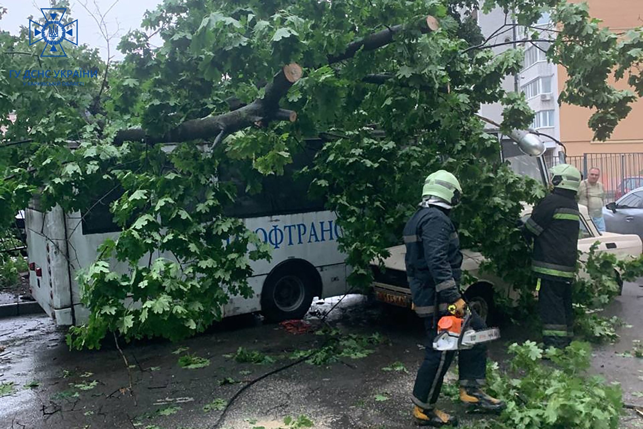 Последствия урагана в Харькове 8 июля 2023 2