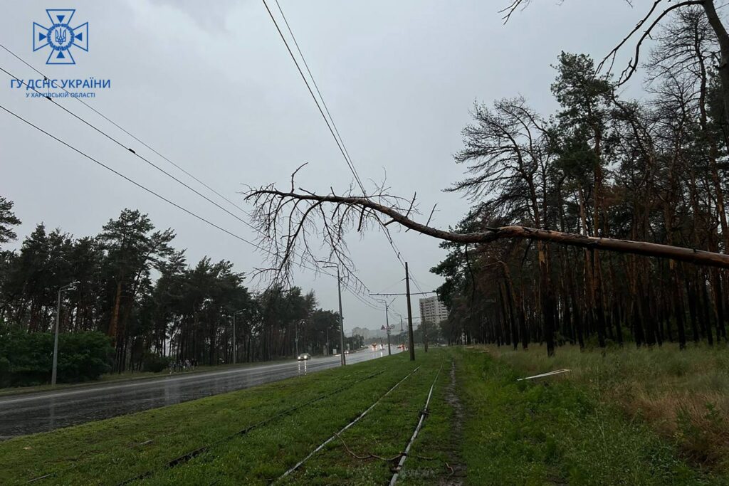 Ураган знеструмив 15 населених пунктів Харківщини та частково Харків