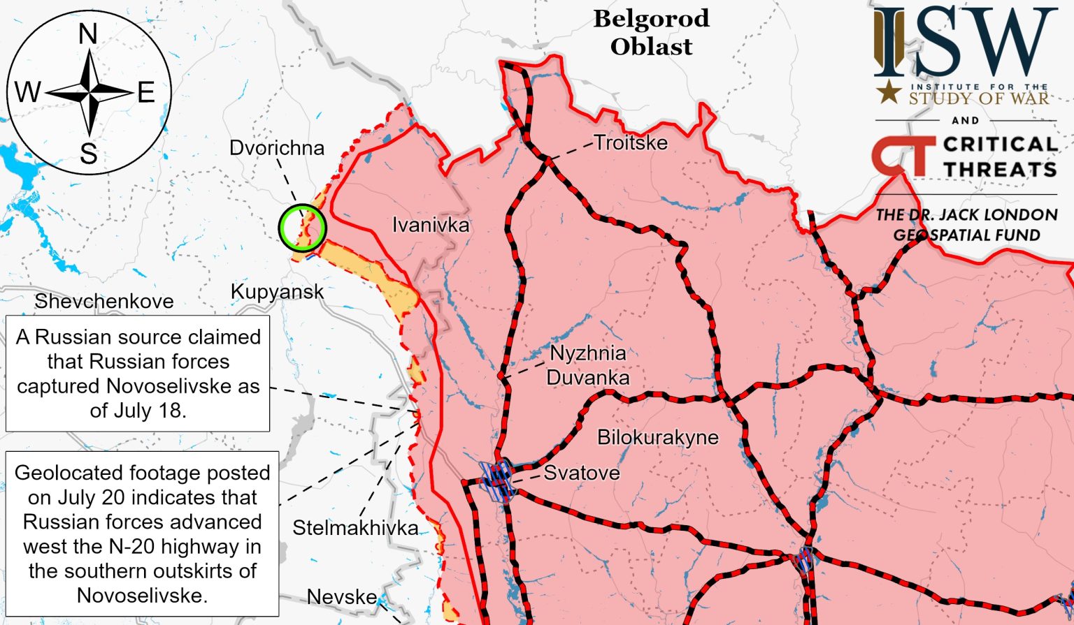 ISW повідомив про події на Куп’янському напрямку за добу