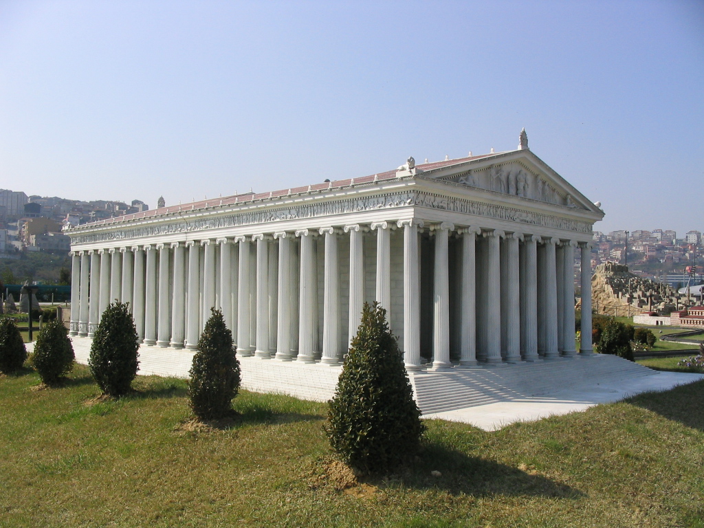 Храм Артемиды в Эфесе - модель