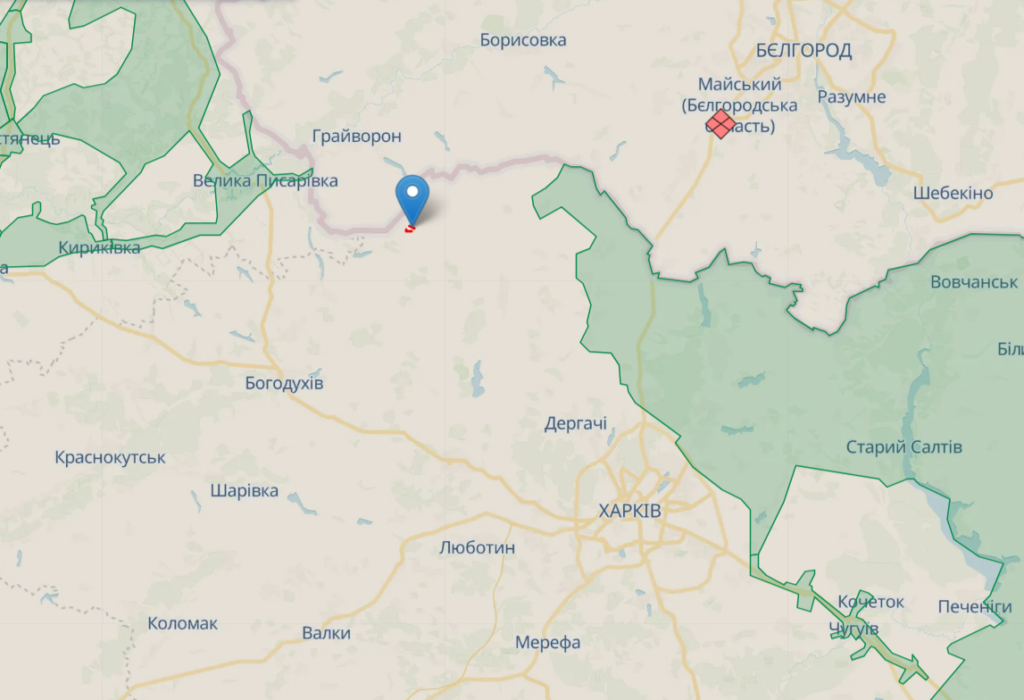 Чотири дрони-камікадзе вдарили по прикордонному селу на Харківщині