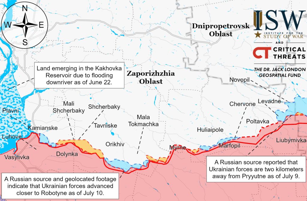 ISW: за 5 тижнів ЗСУ звільнили майже стільки, скільки РФ захопила за пів року