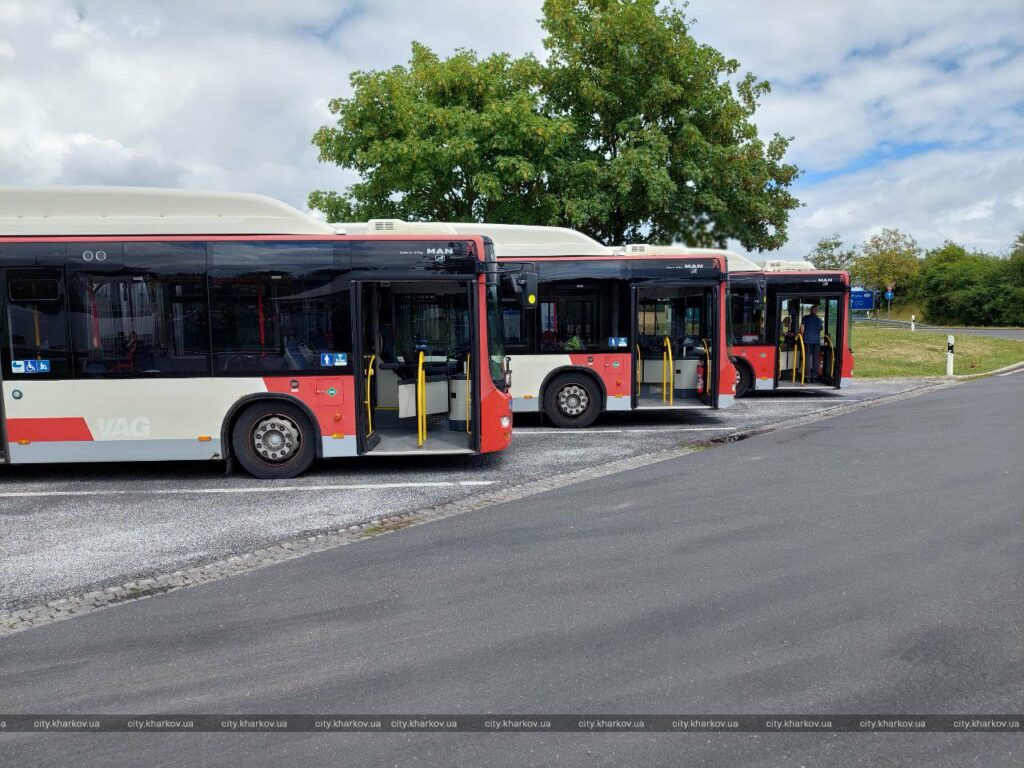 Новые немецкие автобусы выедут на наиболее загруженные маршруты Харькова