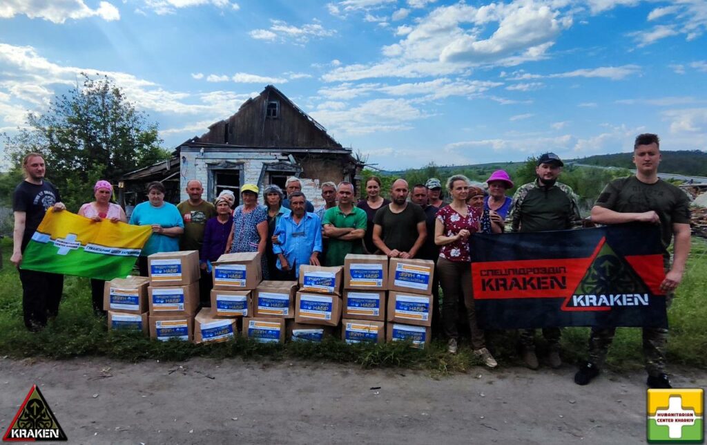Kraken за три місяці доставив понад 2500 наборів “гуманітарки” на Харківщині