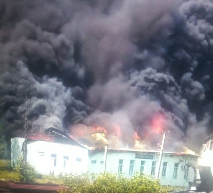Пожежа на залізничній станції на Харківщині 2
