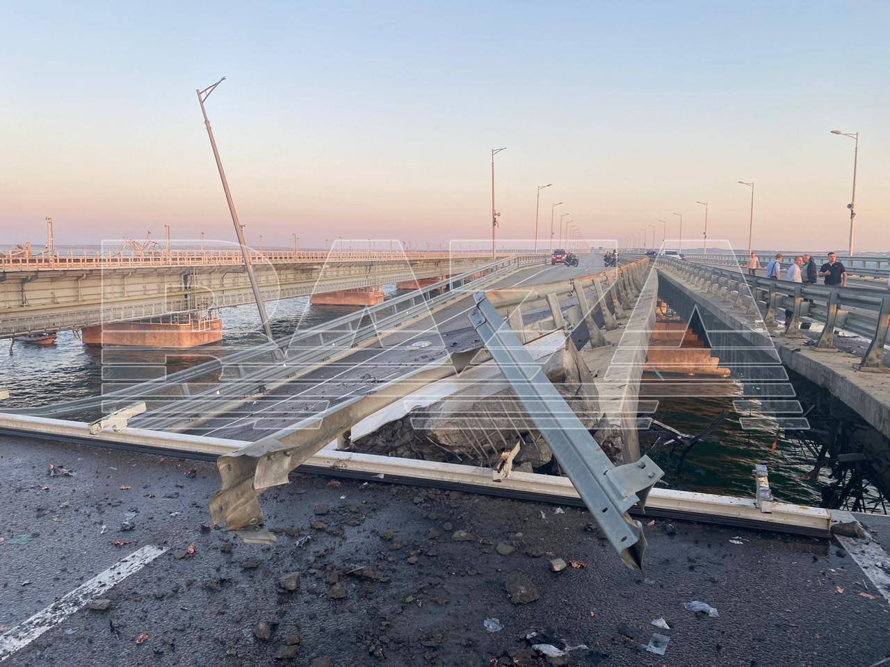 Взрыв на Крымском мосту 17 июля 2023 3