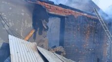 Из-за обстрелов сгорел частный дом в Волчанске Харьковской области — ГСЧС