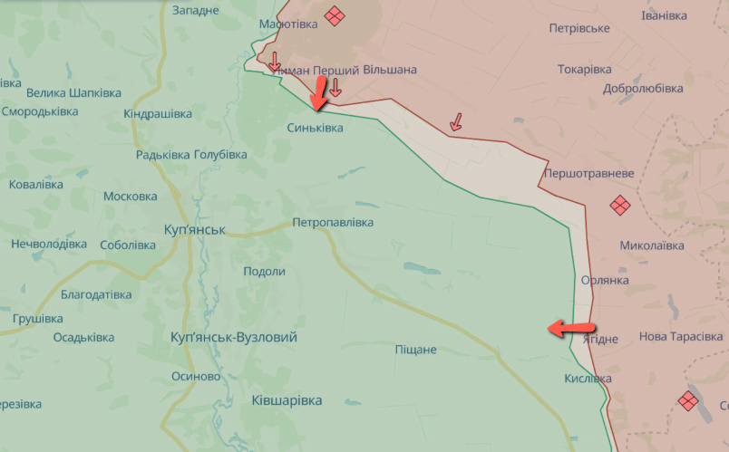 Де сьогодні атакував ворог на Куп’янському напрямку, розповіли в Генштабі