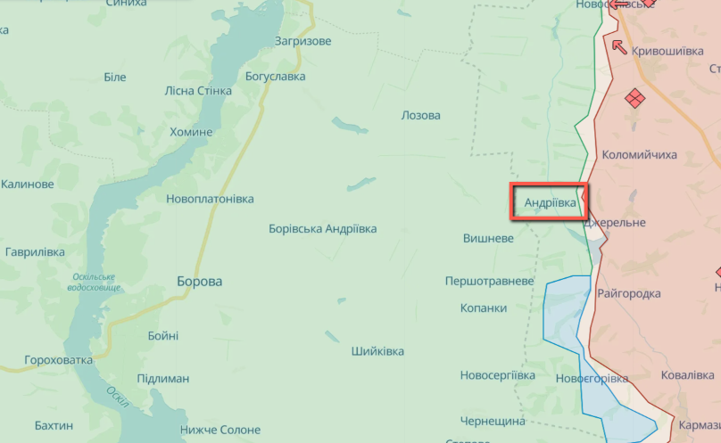 Генштаб: враг пытался наступать у границы Харьковщины на Купянском направлении