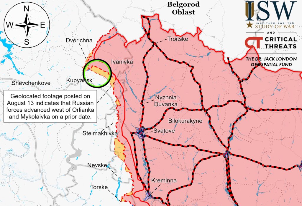 ISW – про ситуацію під Куп’янськом: підтвердженого просування РФ немає