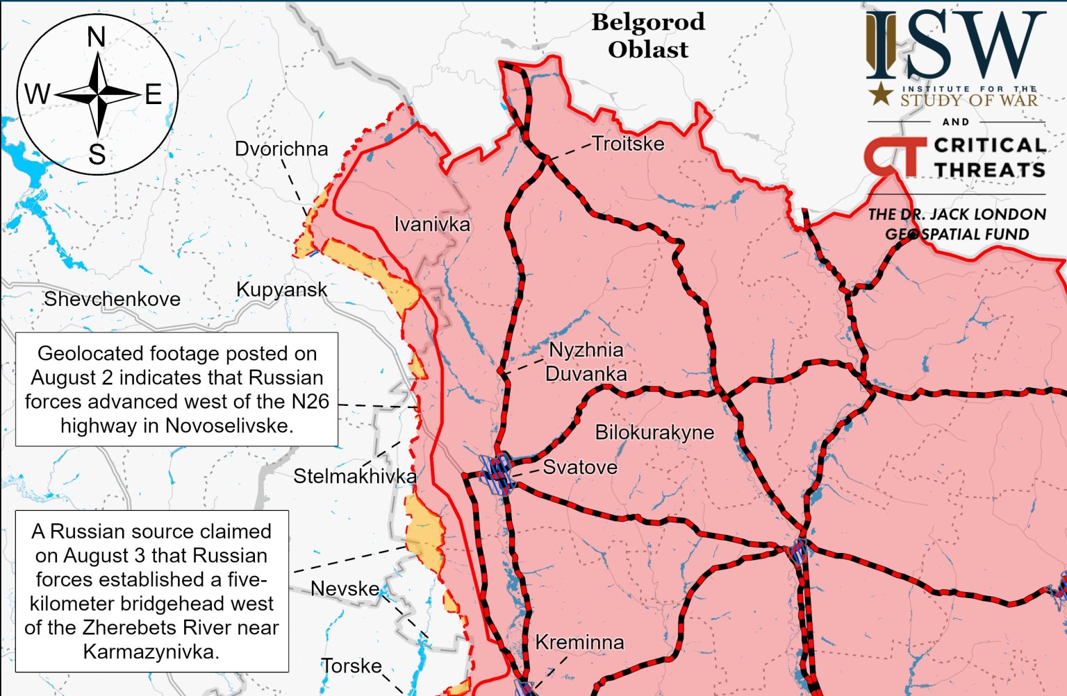 Російські війська активізувалися на Куп’янському напрямку: дані ISW