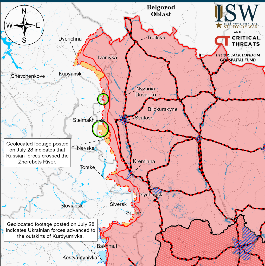 Непідтверджені успіхи – ISW про атаки РФ на Куп’янсько-Лиманському напрямку