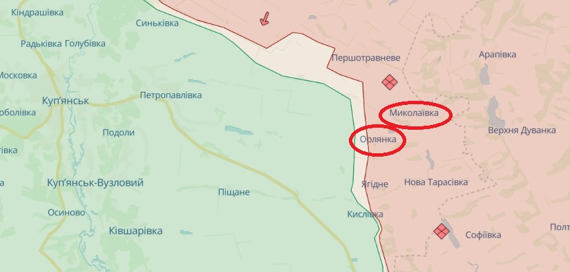 ISW підтвердив просування військ РФ під Куп’янськом (мапа)