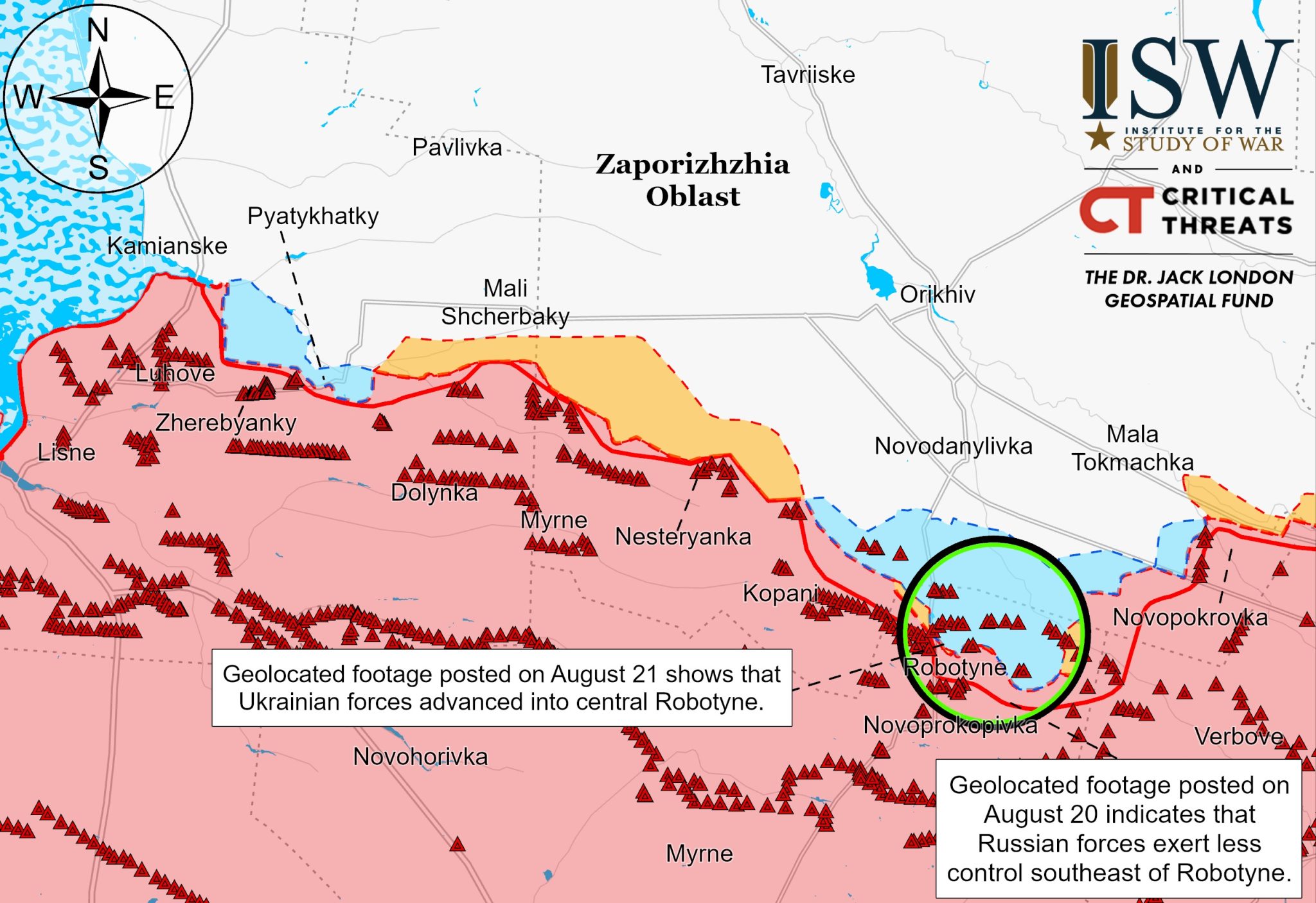 ВСУ добились тактически значимых успехов на юге — ISW
