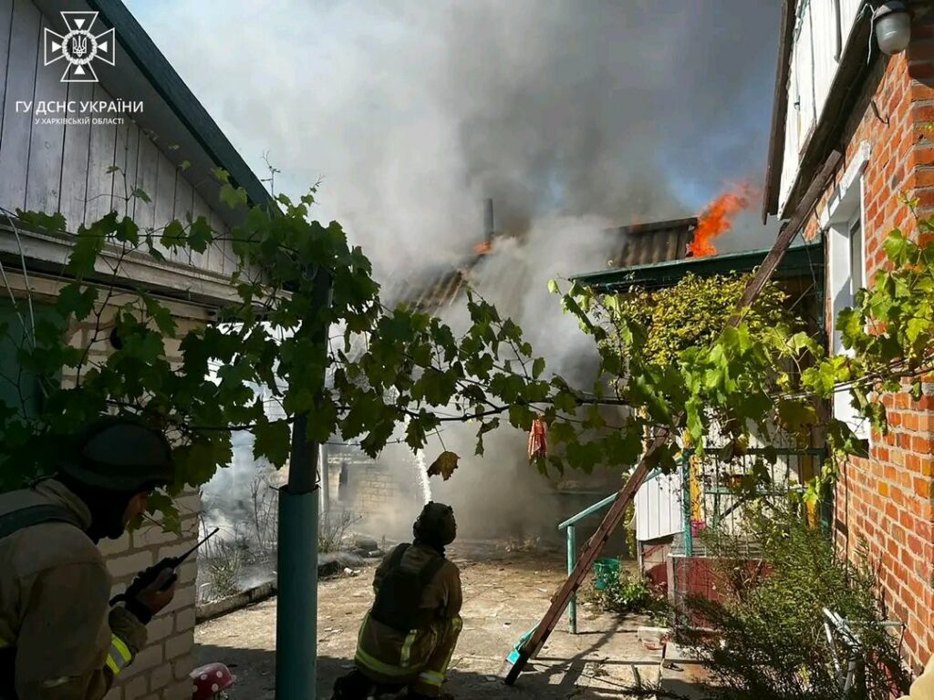 6 пожеж сталося на Харківщині через обстріли