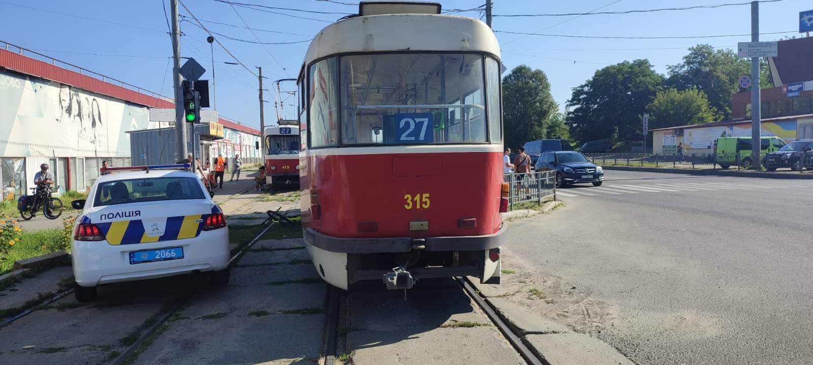 27 трамвай Харків