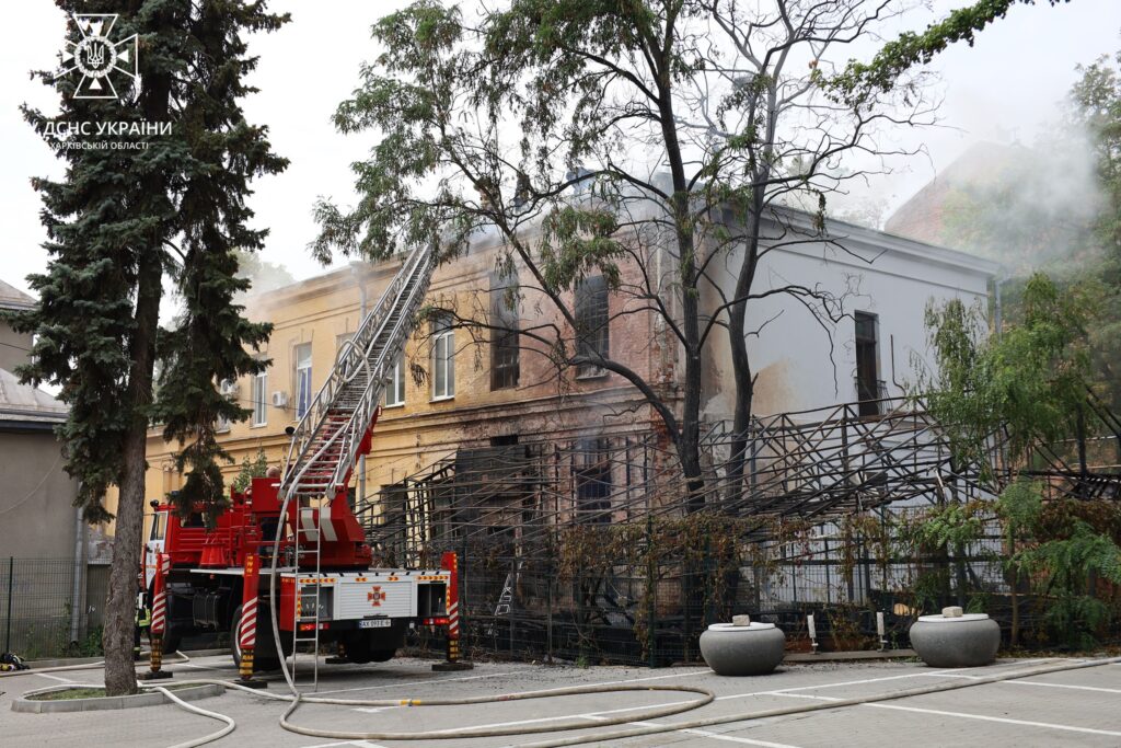 Пожежа в Будинку архітектора у Харкові: що постраждало та як відновлюватимуть